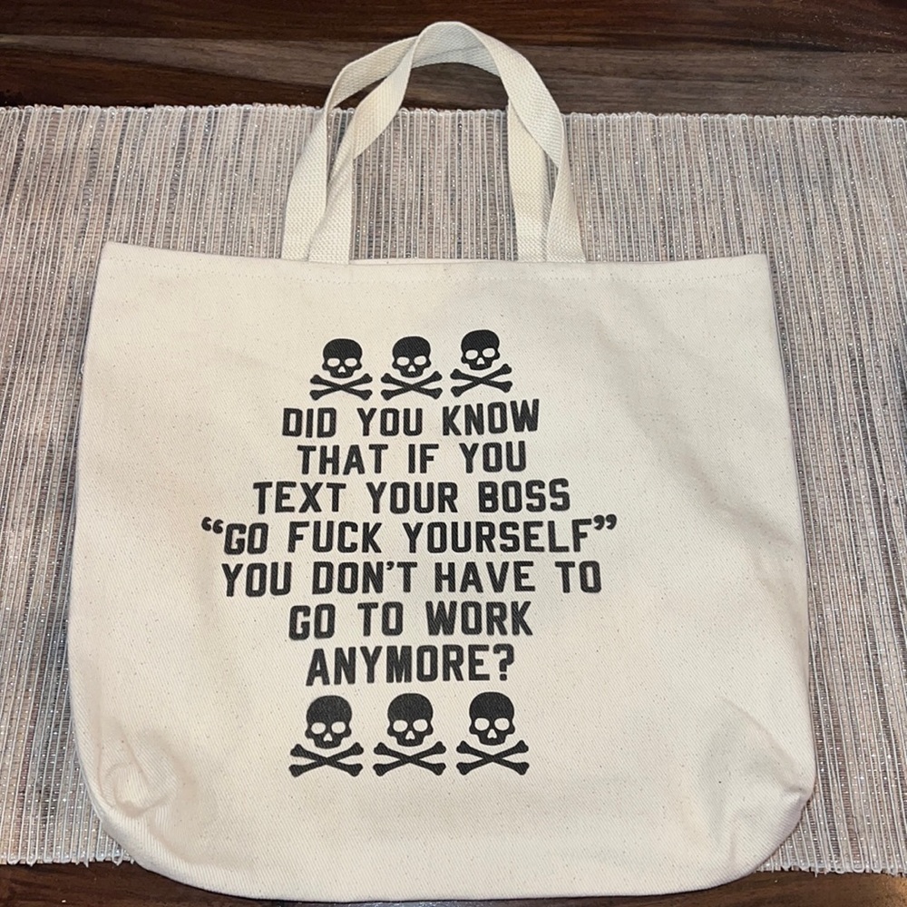 Hippie Runner Tote Bag.  NWOT.